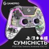 Геймпад GamePro GPS13T BT 5.3/USB/PC/iOS/Android/PS3/PS4 RGB Transparent (GPS13T) - Изображение 2