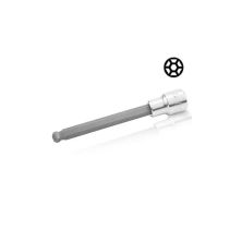 Насадка Toptul шестигранник HEX 8 мм 140мм 1/2 з кулею (BCSA1608)
