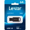USB флеш накопичувач Lexar 64GB JumpDrive V400 Black USB 3.0 (LJDV400064G-BNBNG) - Зображення 3