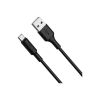 Дата кабель USB 2.0 AM to Micro 5P 1.0m 2A PVC X25 black HOCO (6957531080121) - Зображення 1