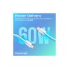 Дата кабель USB-C to USB-C 2.0m 60W PD EcoLine-CC200 white Promate (ecoline-cc200.white) - Изображение 2