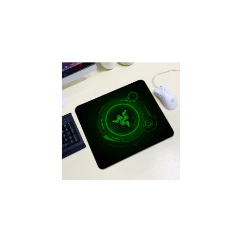 Коврик для мышки Voltronic Razer 14 Black/Green (YT-RZ14)