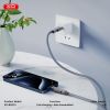 Дата кабель USB 2.0 AM to USB-C + USB 2.0 AM to Lightning 1.0m 60W gray XO (NB275_4-in-1_Gray) - Зображення 2