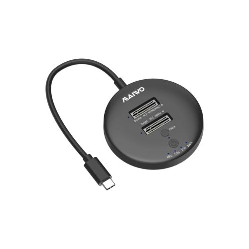 Док-станция для накопителей Maiwo 2*NVMe M.2 SSD to USB3.2 Gen2 USB-C 10Gbps (K3026P2 grey)