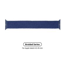 Ремешок для смарт-часов Armorstandart Braided Solo Loop для Apple Watch 49/46/45/44/42 (Series 1-3) Atlantic Blue Size 10 (172 mm) (ARM58080)