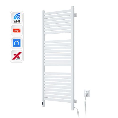 Сушарка для рушників Navin Авангард Х, 1200х480, Wi-Fi, сталь, білий, правобічна (12-172055-4812)