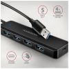 Концентратор AXAGON USB 3.1 to 4xUSB 3.0 black (HUE-C1A) - Изображение 1