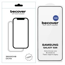 Стекло защитное BeCover 10D Samsung Galaxy S26 SM-S942 Black (714766)