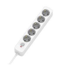 Мережевий фільтр живлення ColorWay CCA-3G1MM 5 розеток, 2m White (CW-PSEA1052W)
