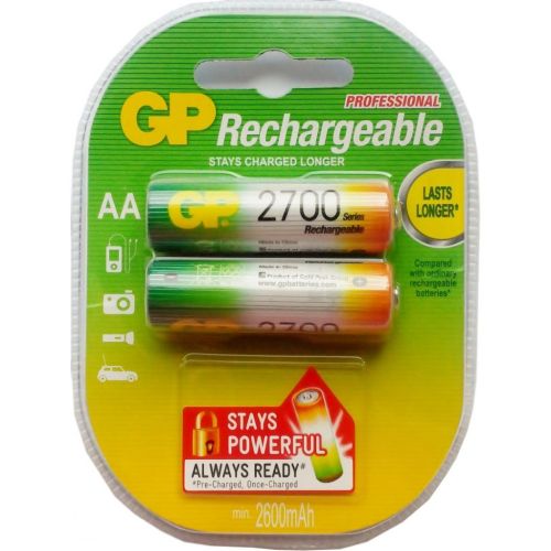 Аккумулятор AA R6 2700mAh * 2 Gp (270AAHC-U2 / 4891199077746)