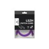 Патч-корд 5м S/FTP Cat 6A CU LSZH violet Cablexpert (PP6A-LSZHCU-V-5M) - Зображення 3