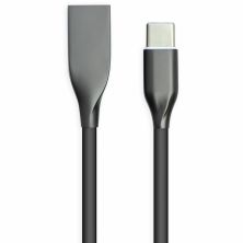 Дата кабель USB 2.0 AM to Type-C 1.0m black PowerPlant (CA911240)