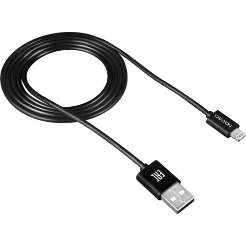 Дата кабель USB 2.0 AM to Lightning 1.0m Black Canyon (CNE-CFI1B) Дата кабель USB 2.0 AM to Lightning 1.0m Black Canyon (CNE-CFI1B)