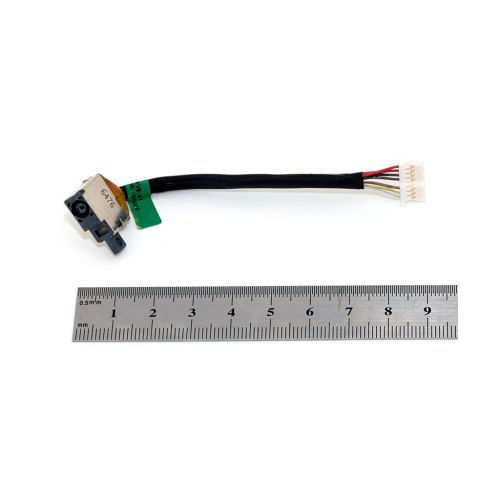 Разъем питания ноутбука с кабелем HP PJ976 (4.5mm x 3.0mm + center pin), 8(7)-pin, 11 см (A49121)