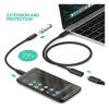 Дата кабель USB-C to USB-C 1.0m USB 3.1Gen2 100W US353 Black Ugreen (10387) - Зображення 1