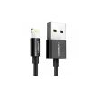 Дата кабель USB 2.0 AM to Lightning 1.0m US155 MFI Black Ugreen (US155/80822) - Изображение 1