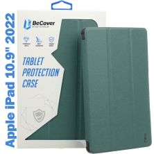 Чехол для планшета BeCover Soft Edge TPU mount Apple Pencil Apple iPad 10.9 2022 Dark Green (708489)
