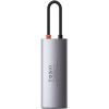Концентратор Baseus USB3.1 Type-C to USB Type C PD 100W/HDMI 4K 60 Hz/3*USB 3.2 Gen1/ 5in1 (CAHUB-CX0G) - Изображение 2