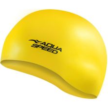 Шапка для плавання Aqua Speed Mono 111-18 6197 жовтий Уні OSFM (5908217661975)