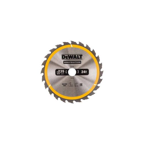 Круг відрізний DeWALT СONSTRUCTION, 235x30, 24 z, АТВ, 20 гр. (DT1954)