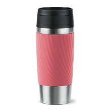 Термокружка Tefal Travel Mug Classic Twist, 360мл, нержавіюча сталь, кораловий (N2024410)