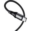 Дата кабель USB-C to USB-C 1.0m Exquisito 100W X50 black HOCO (6931474734259) - Зображення 1