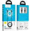 Дата кабель USB-C to USB-C 1.0m Exquisito 100W X50 black HOCO (6931474734259) - Зображення 3