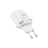 Зарядний пристрій BOROFONE BA36A High Speed USB QC3.0 + cable USB to USB-C 18W White (6931474715975) - Зображення 1