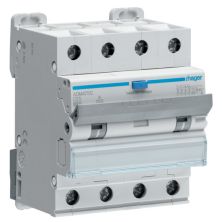 Дифференциальный автоматический выключатель Hager 4-п. 25A C 30mA (6kA) A (B) (ADM475C) Дифференциальный автоматический выключатель Hager 4-п. 25A C 30mA (6kA) A (B) (ADM475C)