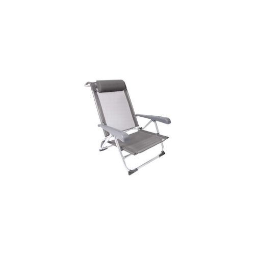 Крісло складане Bo-Camp Saint-Tropez Grey (1204796) (DAS303395)
