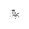 Крісло складане Bo-Camp Saint-Tropez Grey (1204796) (DAS303395) - Зображення 1