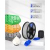 Пластик для 3D-принтера ELEGOO PETG 1кг, 1.75мм, black (50.203.0385) - Зображення 1