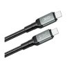 Дата кабель USB-C to USB-C 1.0m 240W black XO (NBQ264A_С_Black) - Зображення 1