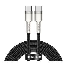 Дата кабель USB-C to USB-C 2.0m 100W metal black Baseus (CATJK-D01)