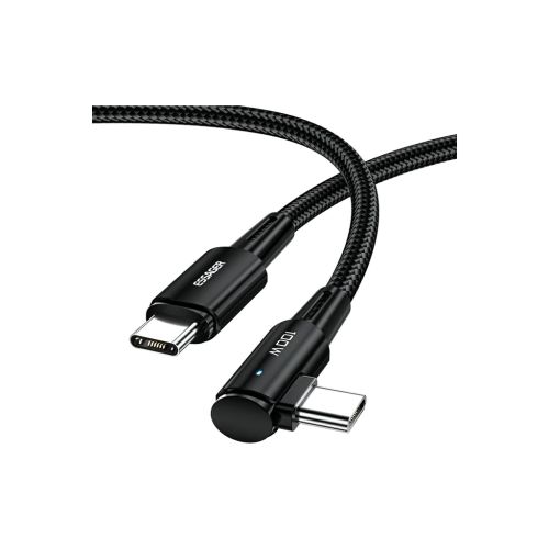 Дата кабель USB-C to USB-C 3.0m 100W 90° corner black Essager (EXCTT1-CGWTC01)