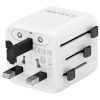 Перехідник Canyon Travel Adapter OnTour One EU/UK/US/AUS White (CNS-TA1005W) - Зображення 1