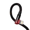 Дата кабель USB-C to Lightning 2.0m 20W black/red Baseus (CAVP000320) - Зображення 3