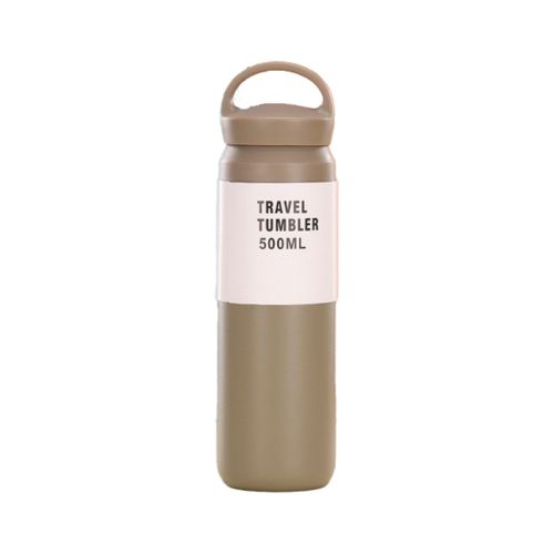 Термос Merlion Travel Tumbler 350 мл, подвійна кришка з ручкою, сірий (SUS304-350Gr)