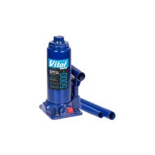 Домкрат Vitol DB-05004K/T90504S, телескопический, гидравлический, 5т, min 216мм, max 413мм, чемодан (DB-05004K)