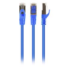 Патч-корд 1м S/FTP Cat 6A CU LSZH blue Cablexpert (PP6A-LSZHCU-B-1M)