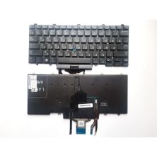 Клавиатура ноутбука Dell Latitude 14 5000/14 7000 черная без рамки c ТП подсв.RU (A43920)