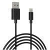 Дата кабель USB 2.0 AM to Lightning 1.0m Cu, 2.1А, Black Grand-X (PL01B) - Зображення 2