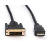 Кабель мультимедійний HDMI to DVI 24+1 1.8m Vinga (VCPHDMIDVI1.8) - Зображення 3