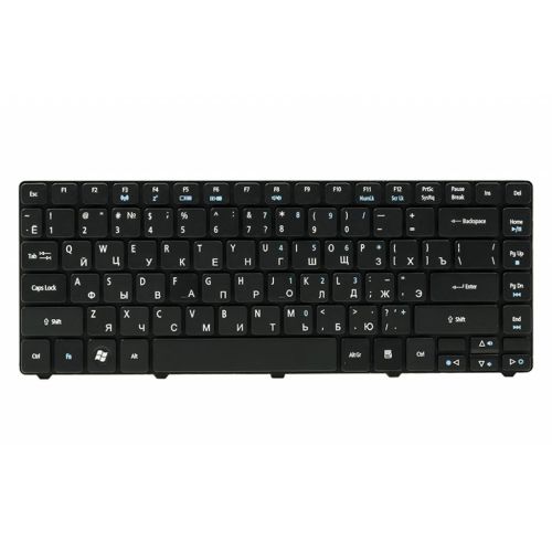 Клавиатура ноутбука Acer Aspire 3810 черный, черный фрейм (KB311811)