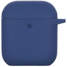 Чехол для наушников 2E для Apple AirPods Pure Color Silicone 3.0 мм Navy (2E-AIR-PODS-IBPCS-3-NV)