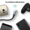 Дата кабель USB 2.0 AM to Micro 5P 2.0m US290 Aluminum Braid Black Ugreen (60148) - Зображення 3