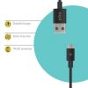 Дата кабель USB 2.0 AM to Type-C 2.0m CB-UT12 black Piko (1283126493850) - Зображення 2