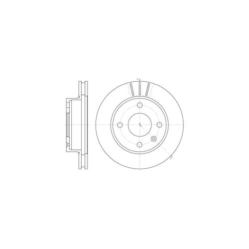Тормозной диск REMSA 6097.10