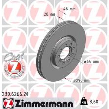 Гальмівний диск ZIMMERMANN 230.6266.20