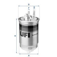 Фильтр топливный UFI 24.412.00